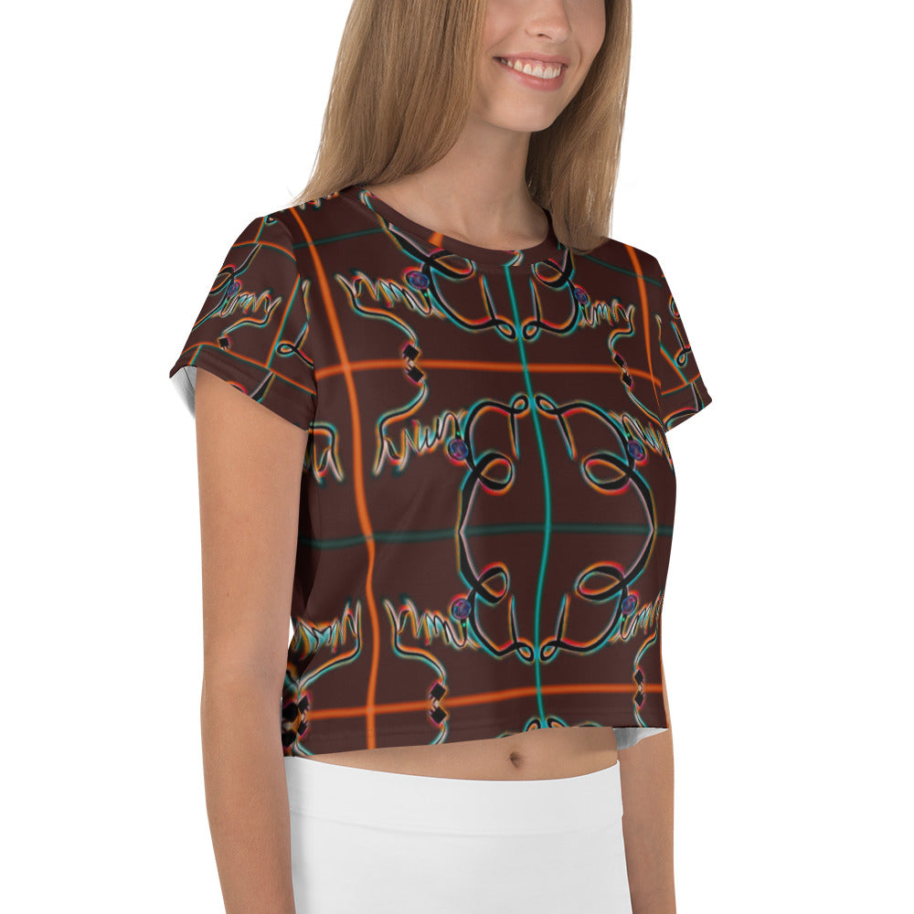 Dimvy Sweet Tea Crop Tee