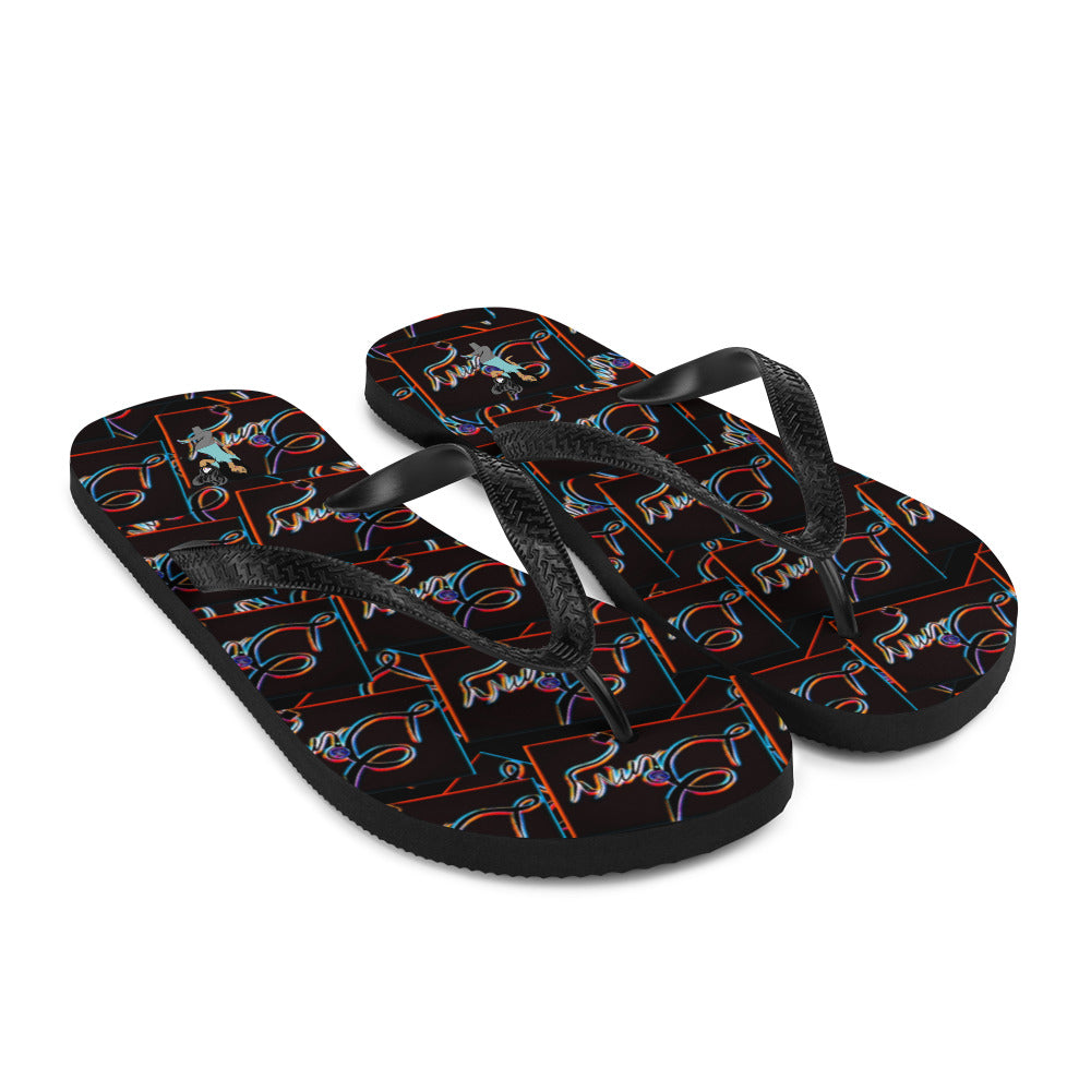 Dimvy Graffiti Flip-Flops