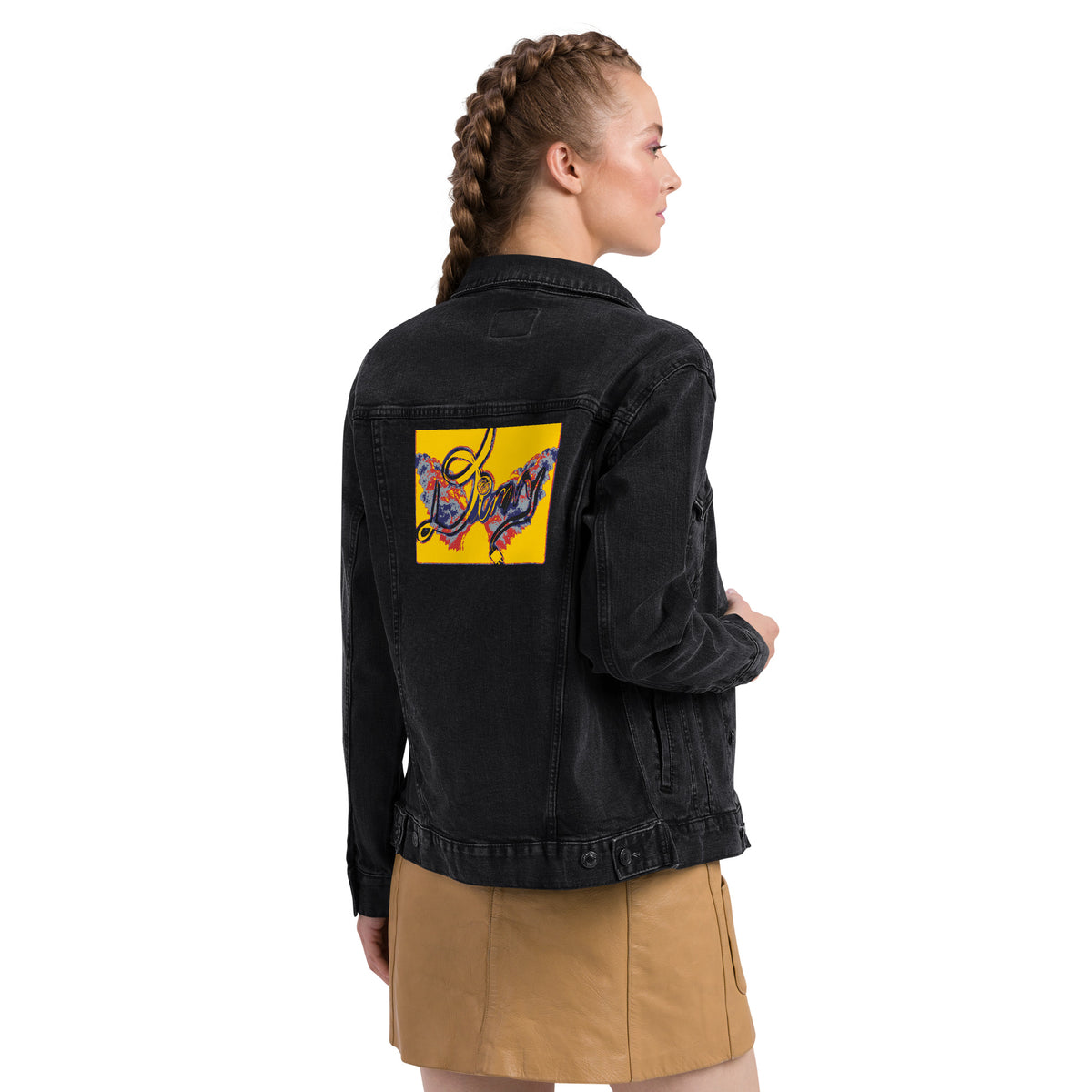 Dimvy Butterfly Unisex denim jacket
