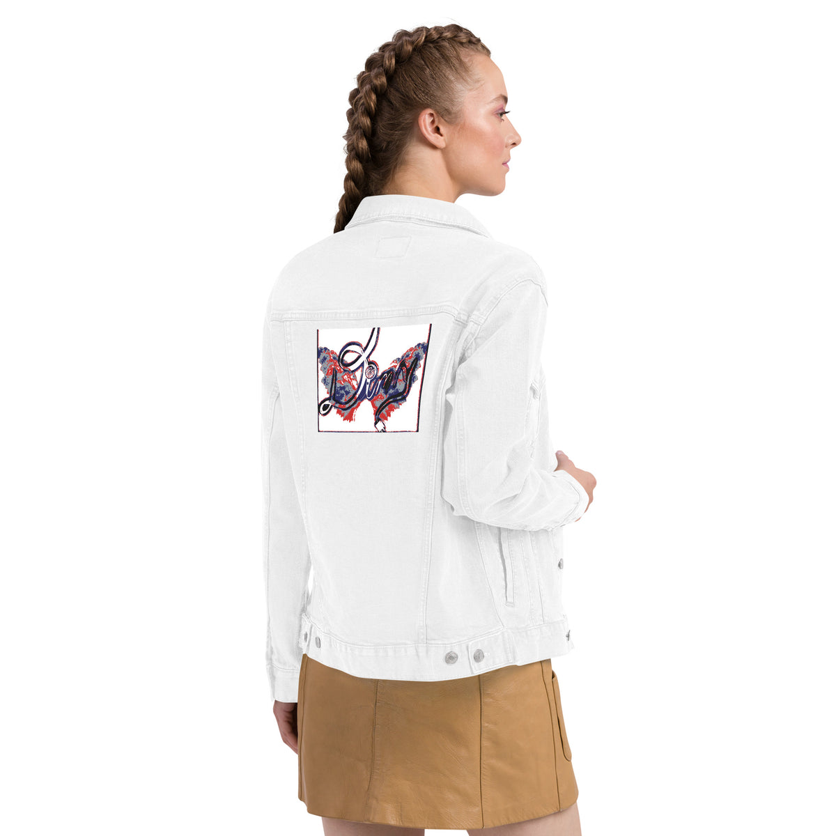Dimvy Butterfly Unisex denim jacket