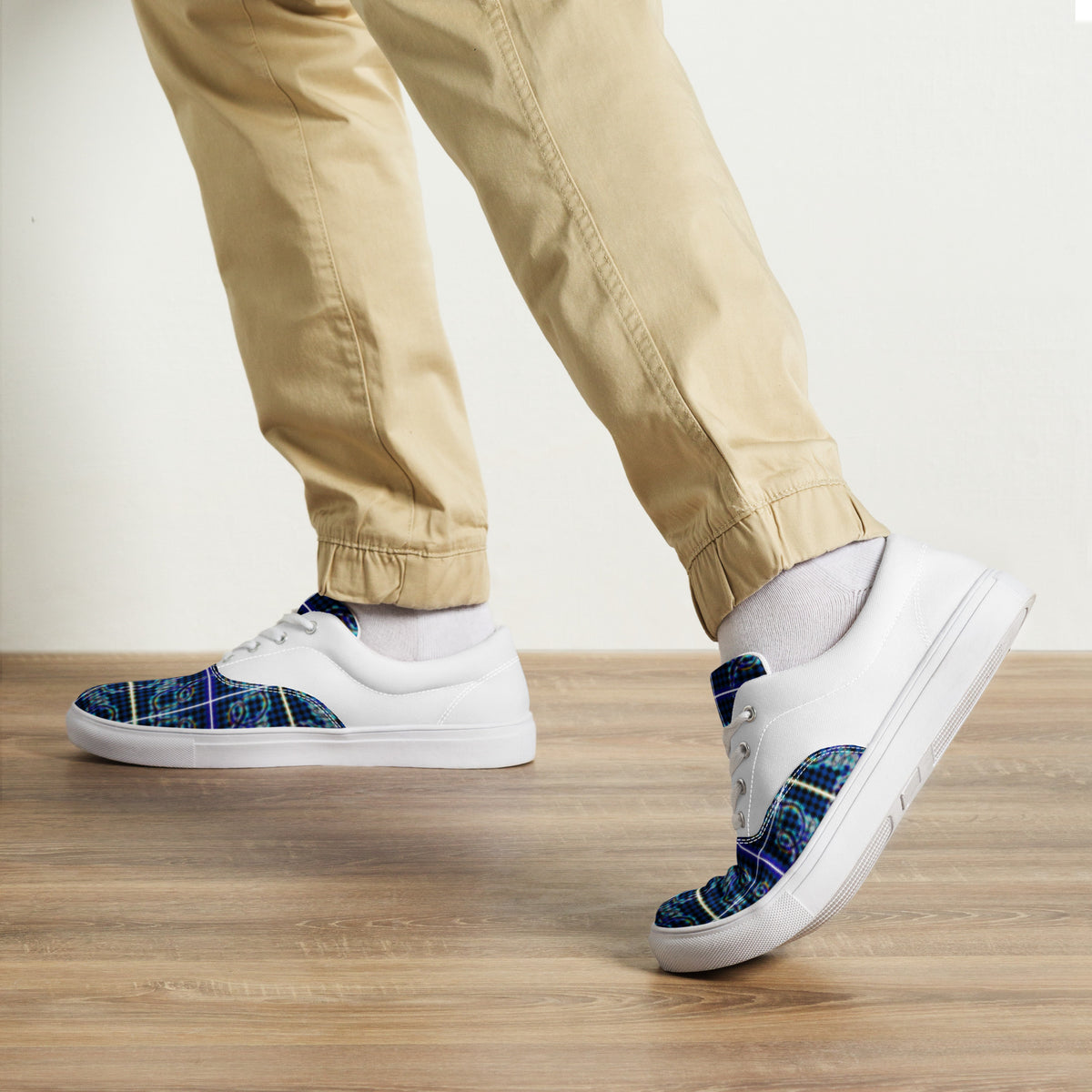 Dimvy Electric Men’s lace-up canvas shoes