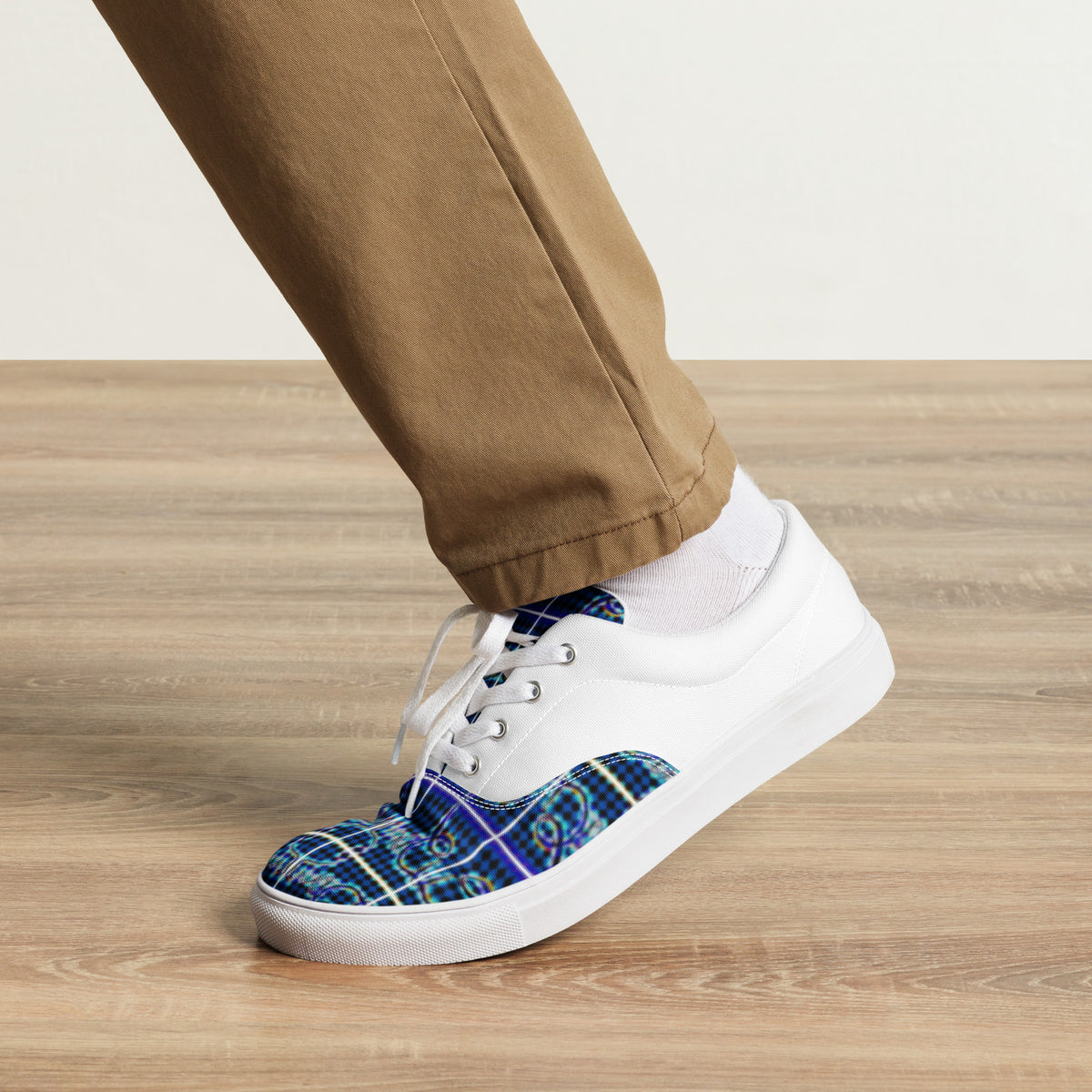Dimvy Electric Men’s lace-up canvas shoes