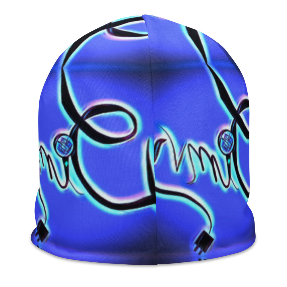 Dimvy All-Over Print Beanie
