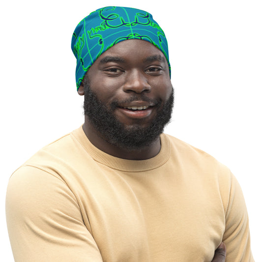 Dimvy All-Over Print Beanie