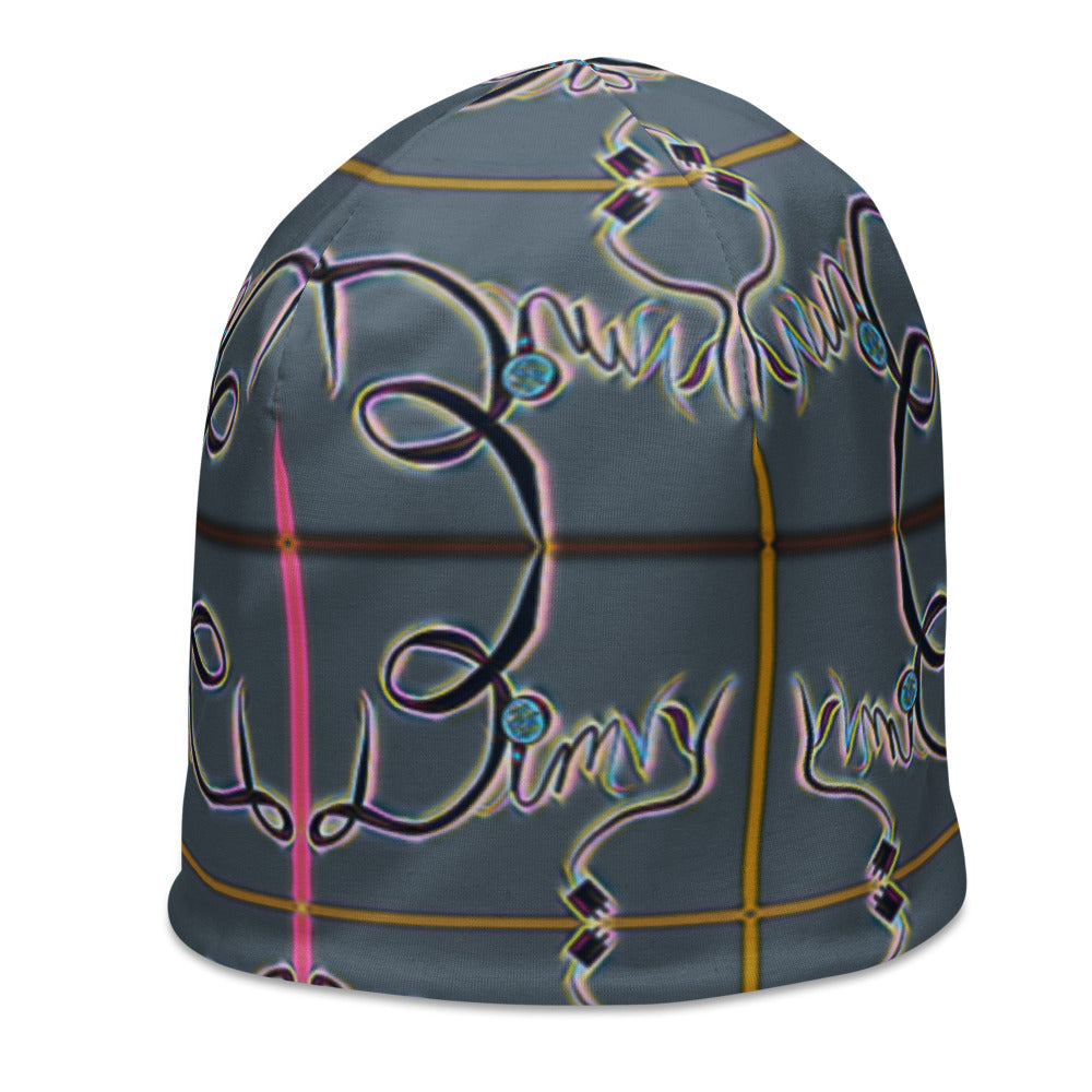 Dimvy All-Over Print Beanie