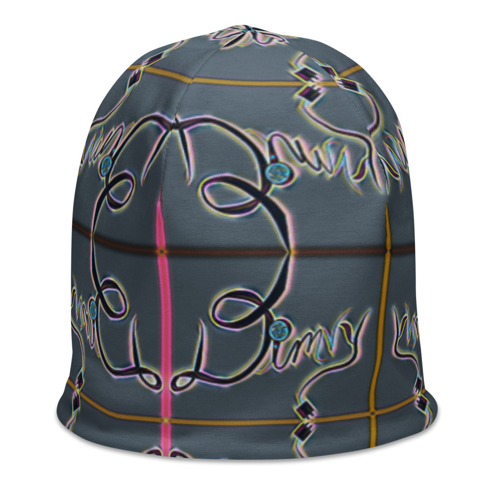 Dimvy All-Over Print Beanie