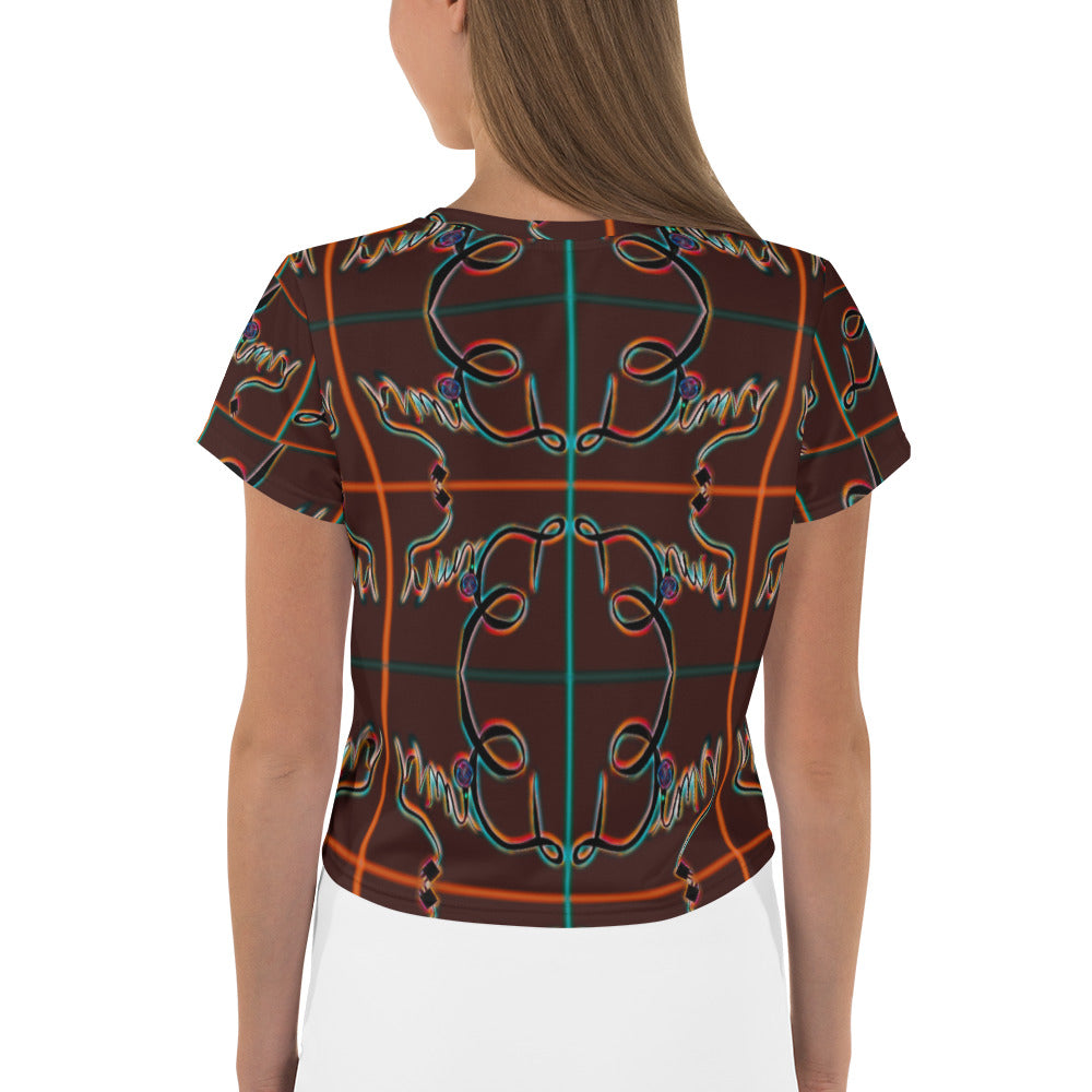 Dimvy Sweet Tea Crop Tee