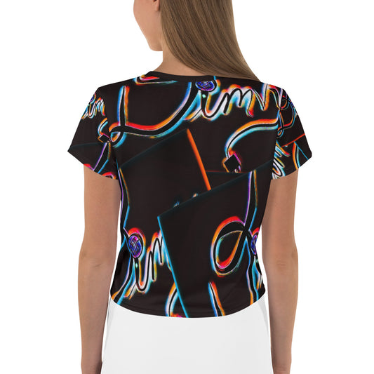 Dimvy Graffiti Crop Tee