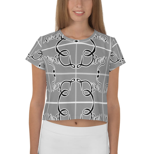 Dimvy Smoke n Mirrors Crop Tee