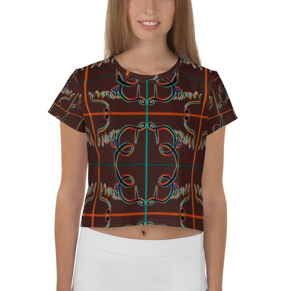 Dimvy Sweet Tea Crop Tee