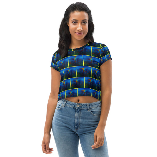 Dimvy Fireworks Crop Tee