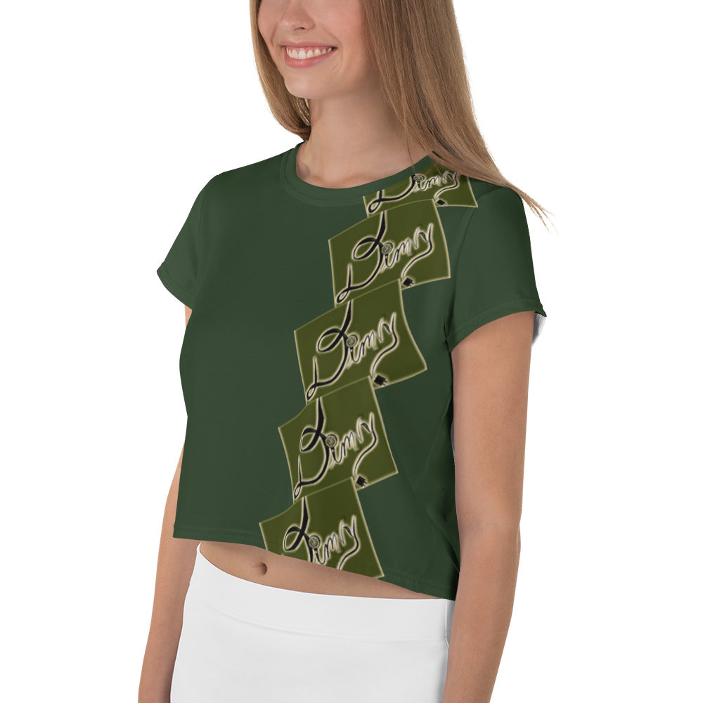Dimvy Army Crop Tee