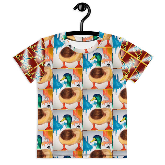 Dimvy Bird Frequency Kids crew neck t-shirt