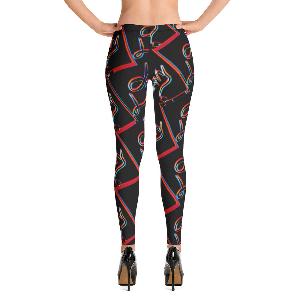 Dimvy Graffiti Leggings