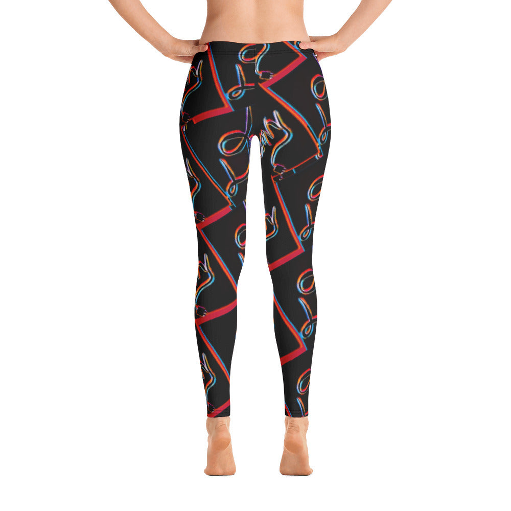 Dimvy Graffiti Leggings