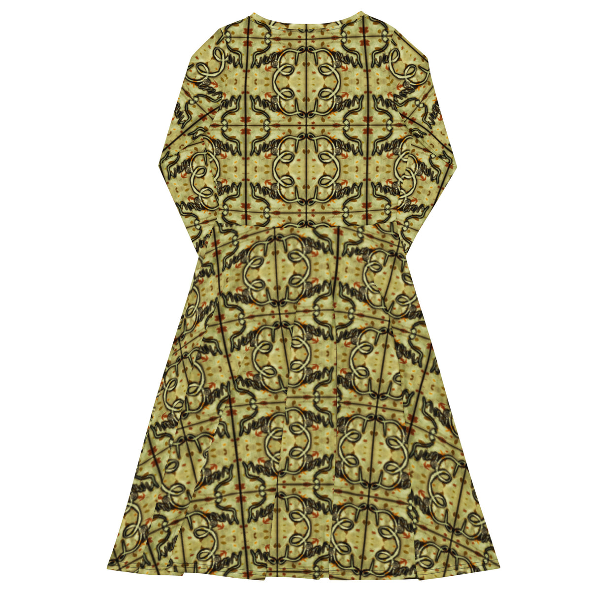 Dimvy Autumn long sleeve midi dress