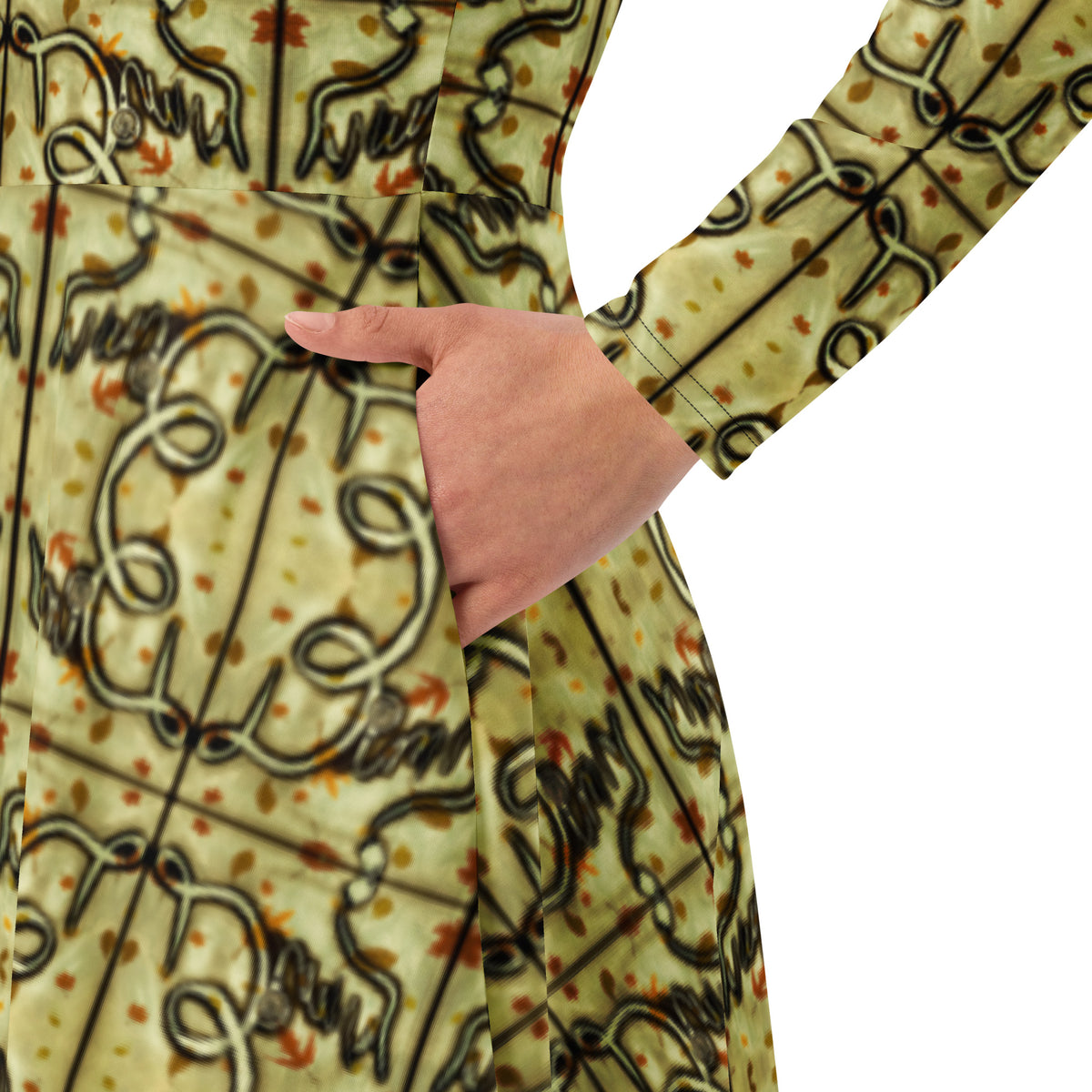 Dimvy Autumn long sleeve midi dress