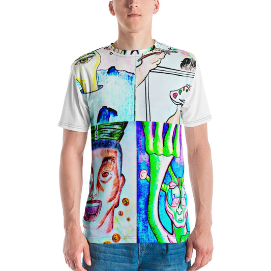Dimvy Graphic Collage Shirt