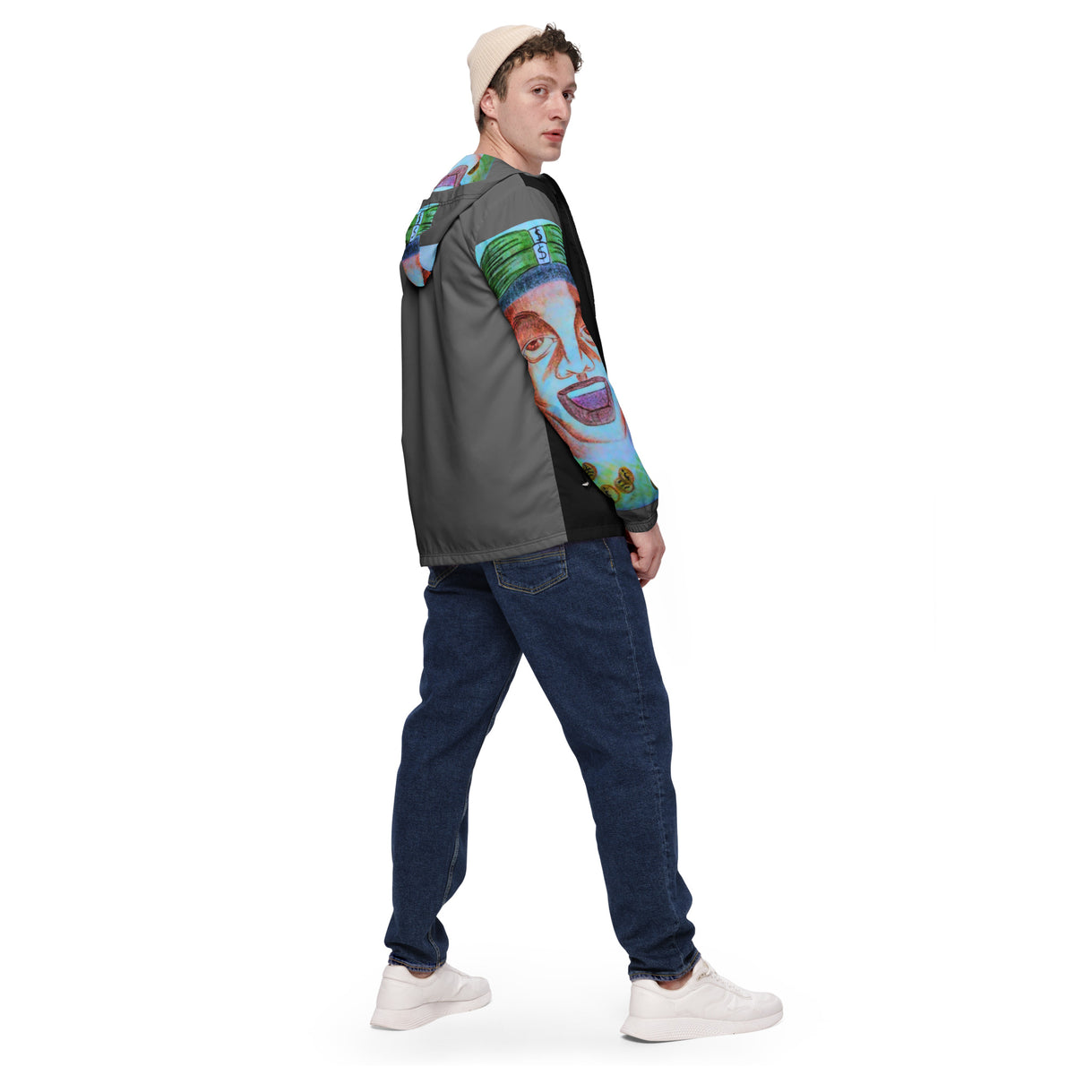 Dimvy Moneyman Men’s windbreaker