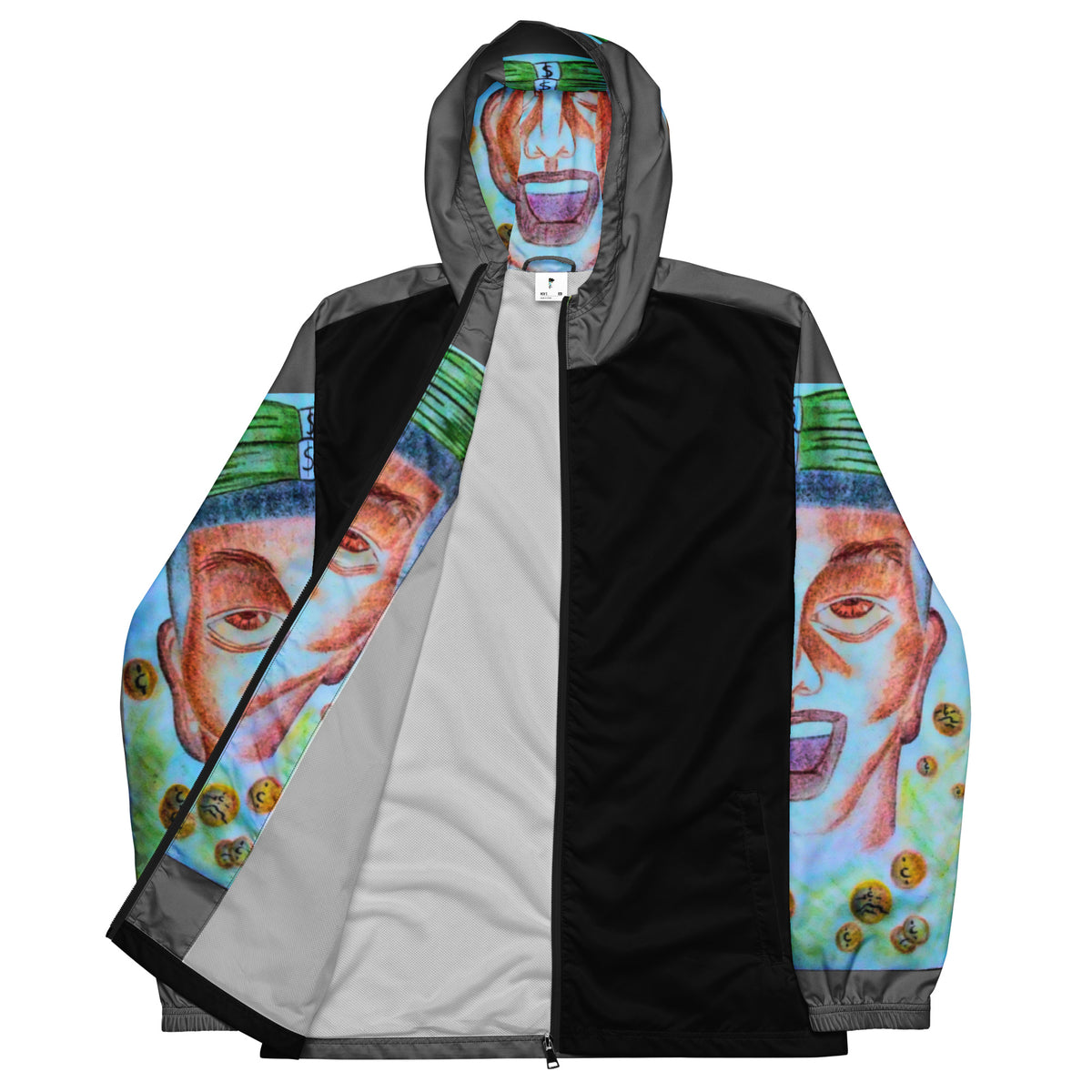 Dimvy Moneyman Men’s windbreaker