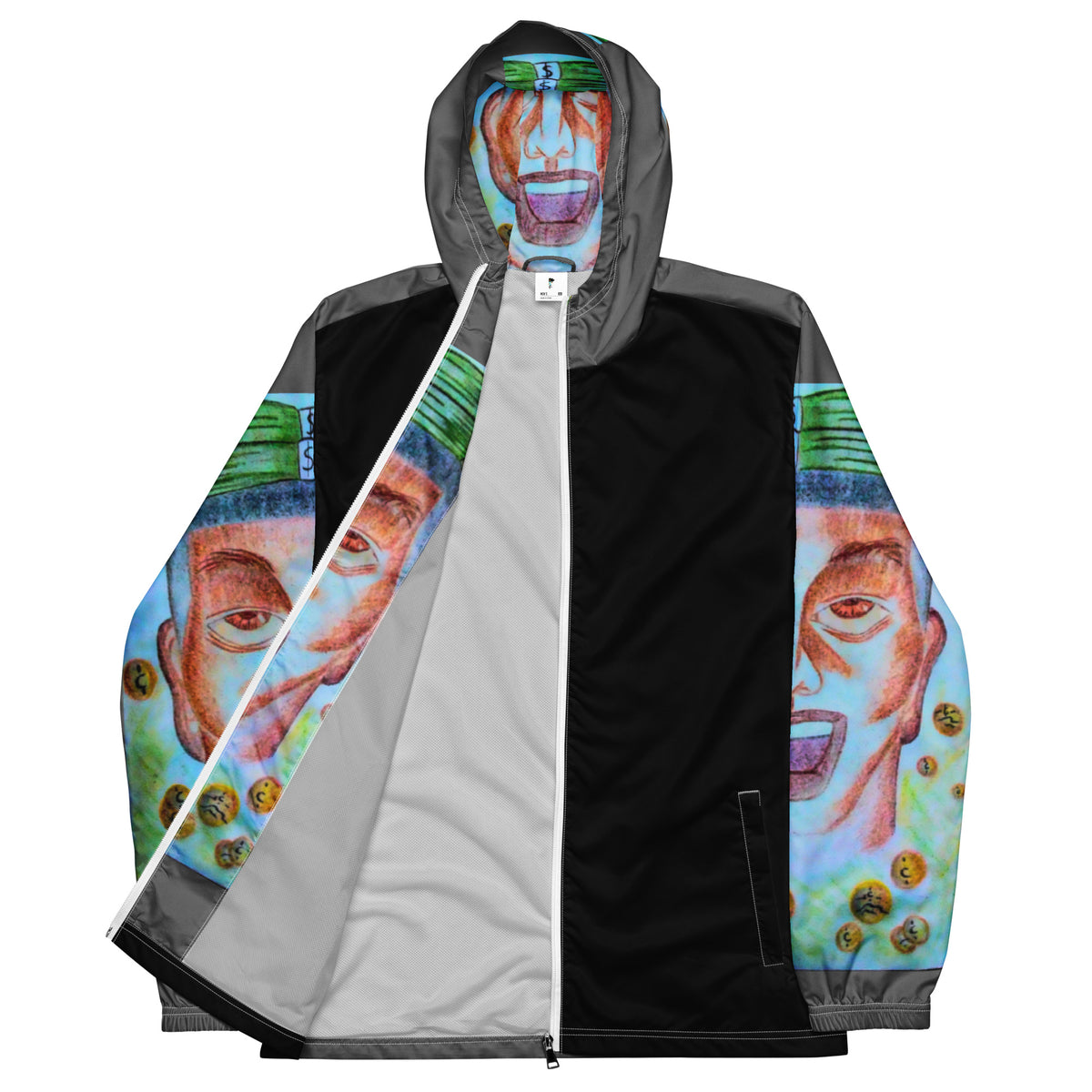 Dimvy Moneyman Men’s windbreaker