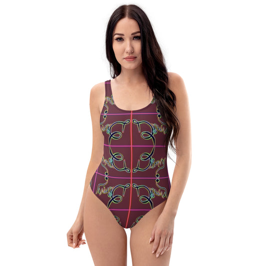 Dimvy Berries on Berries One-Piece Swimsuit