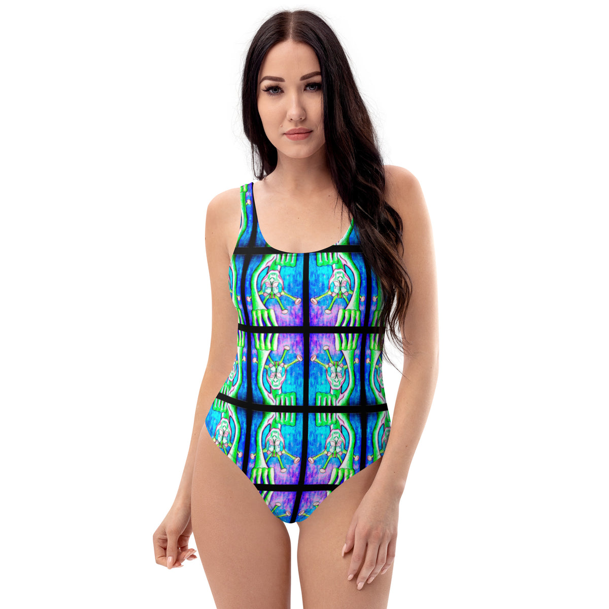 Dimvy The Alien One-Piece Swimsuit