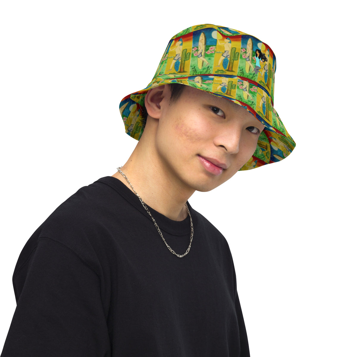 Dimvy Reversible bucket Surfside hat