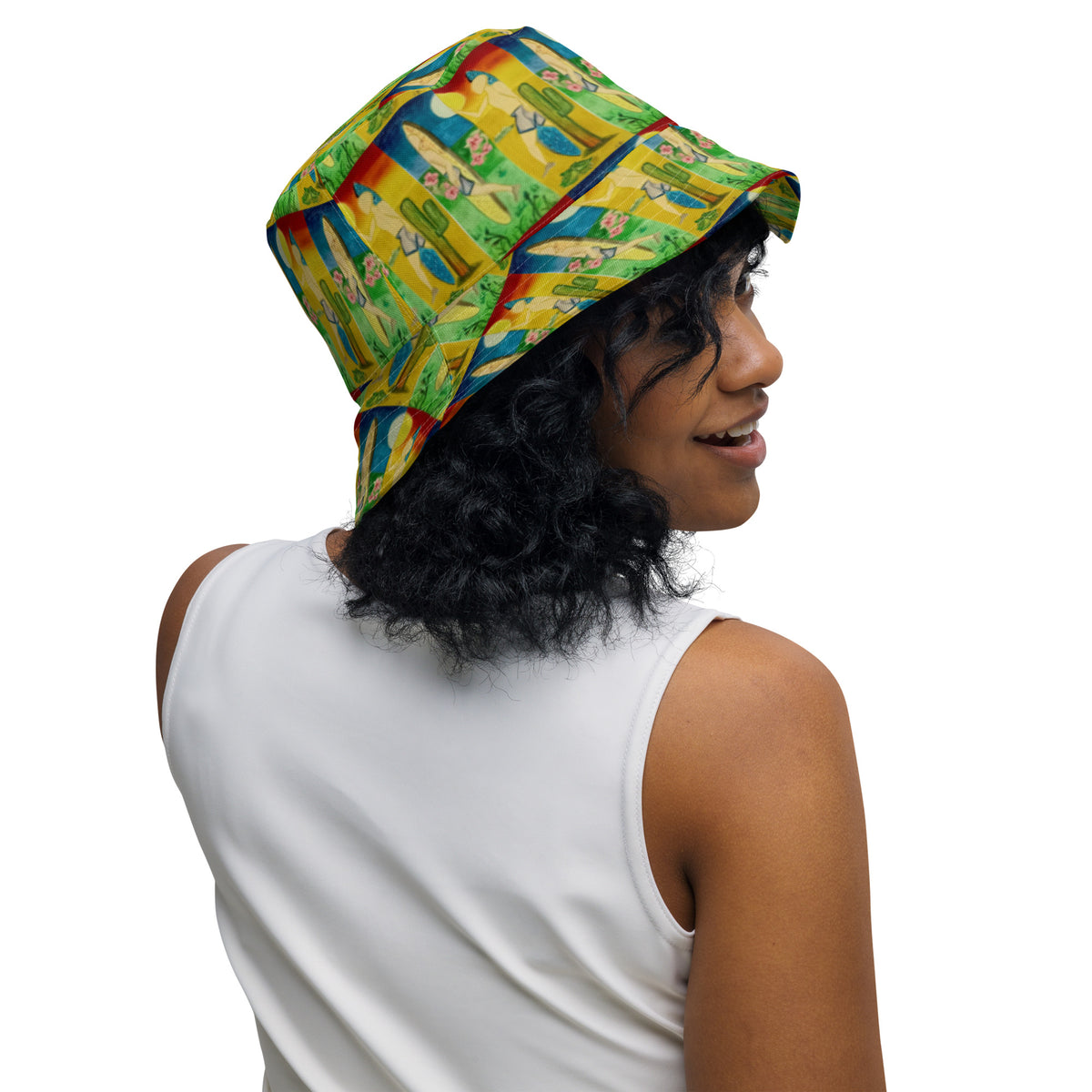 Dimvy Reversible bucket Surfside hat
