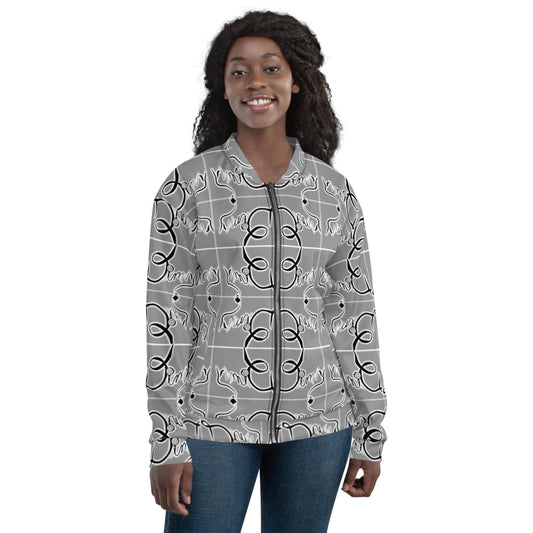 Dimvy Smoke n Mirrors Unisex Bomber Jacket