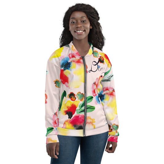Dimvy Bloom Unisex Bomber Jacket