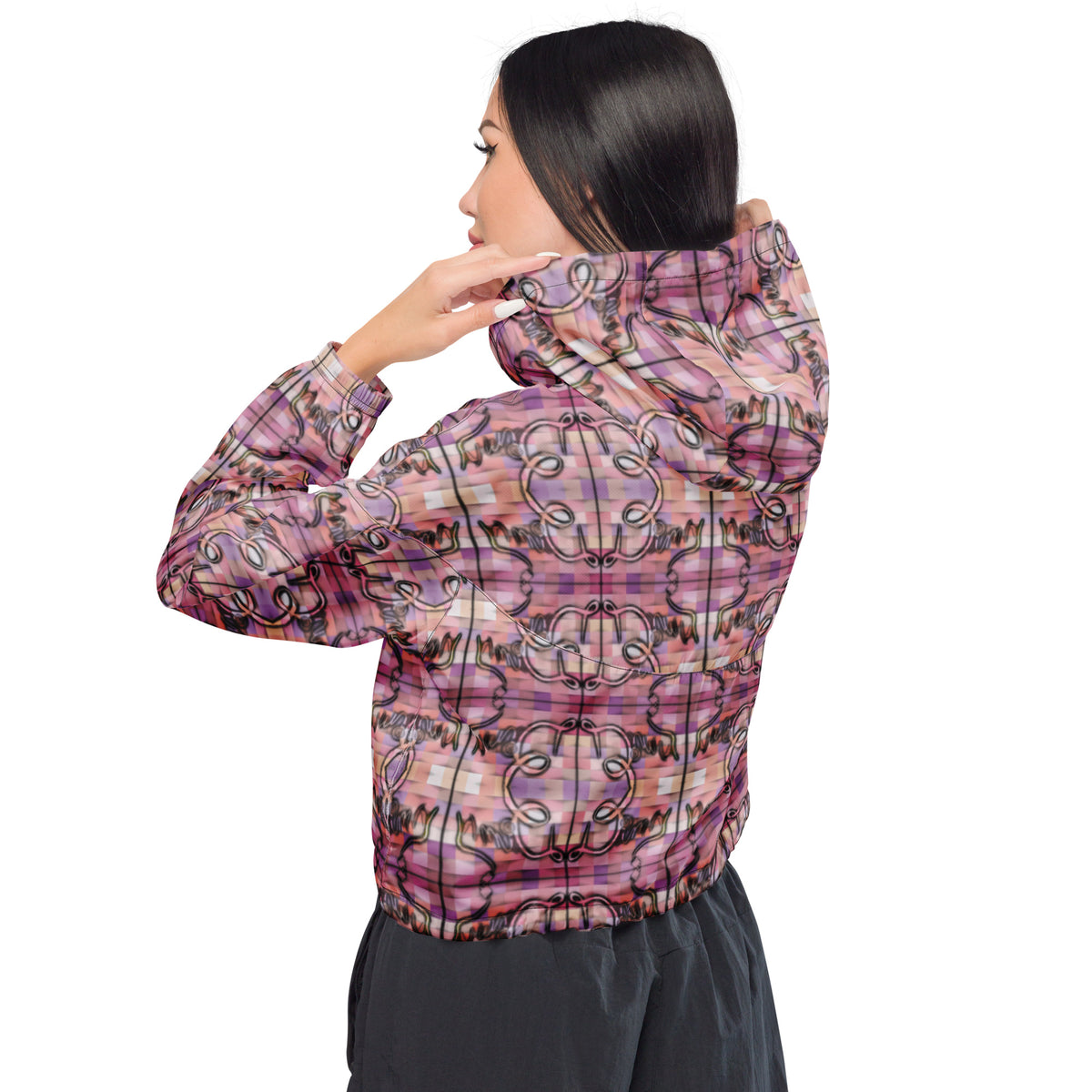 Dimvy Women’s cropped windbreaker