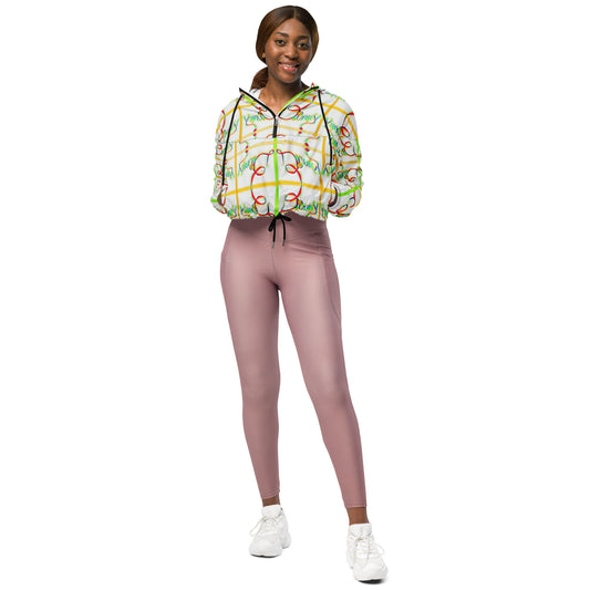 Dimvy Women’s cropped windbreaker