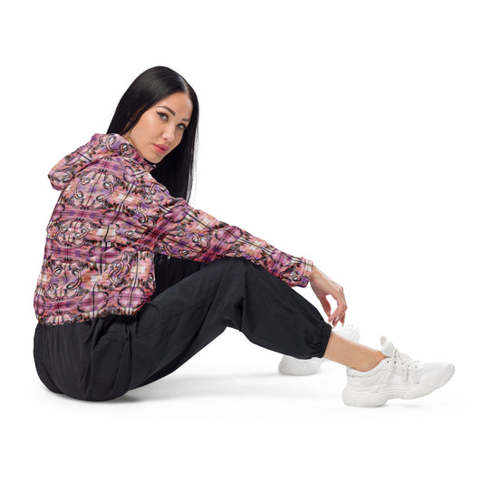 Dimvy Women’s cropped windbreaker