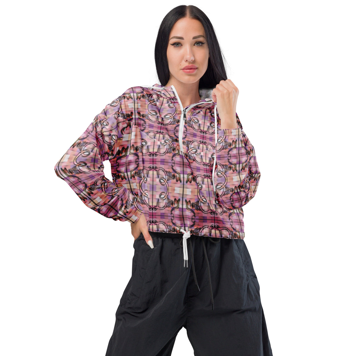 Dimvy Women’s cropped windbreaker