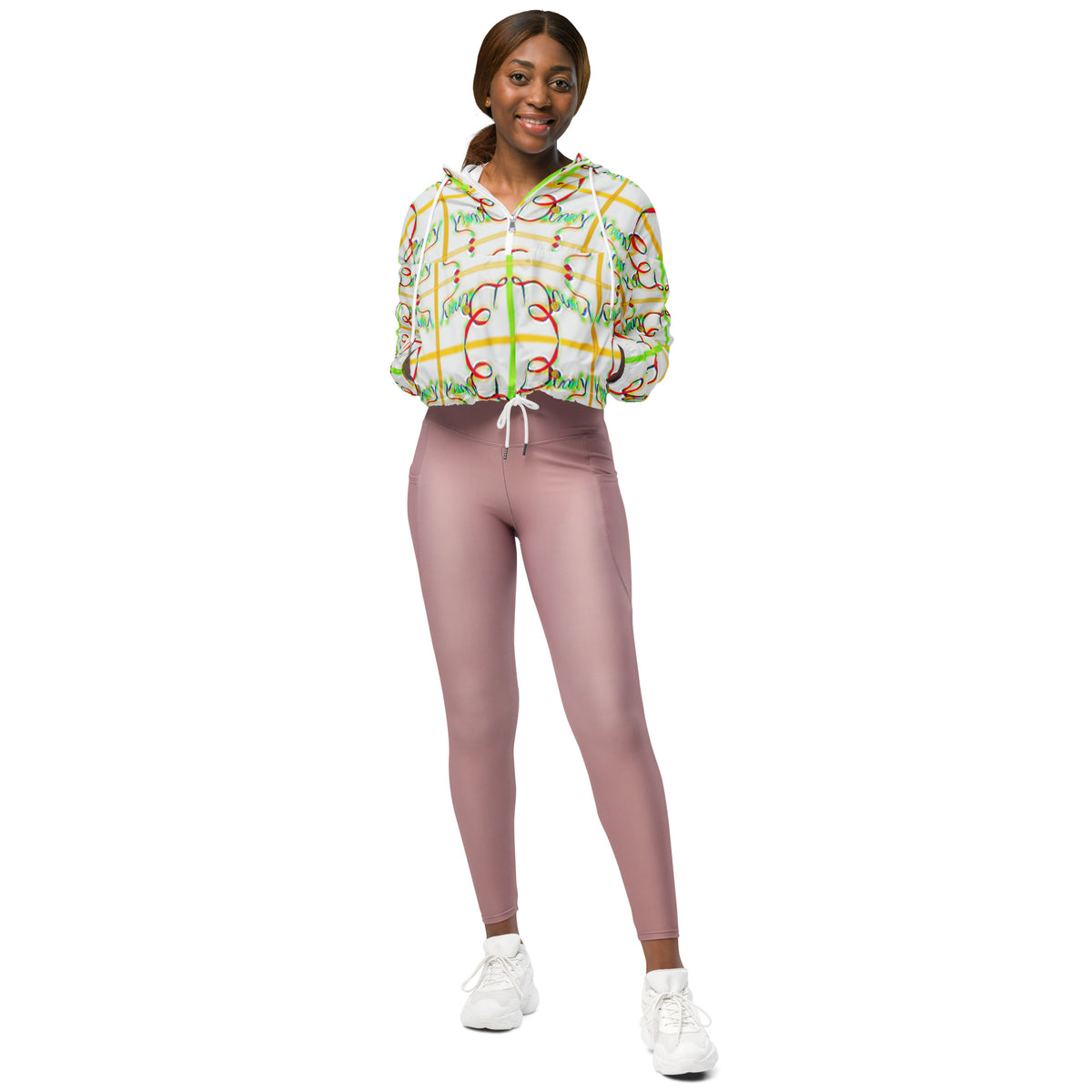 Dimvy Women’s cropped windbreaker