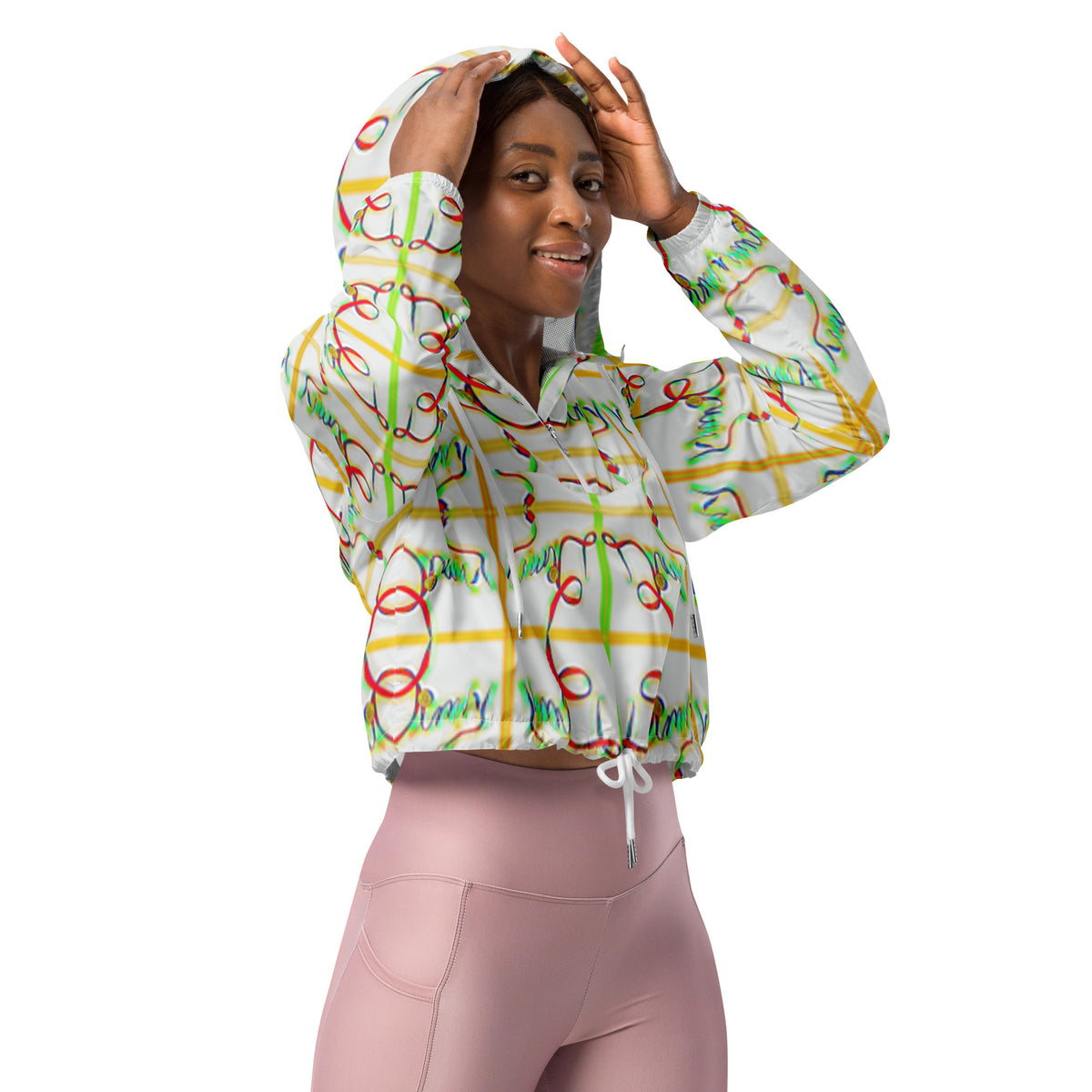 Dimvy Women’s cropped windbreaker