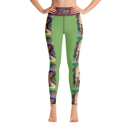 Dimvy The Garden Yoga Leggings