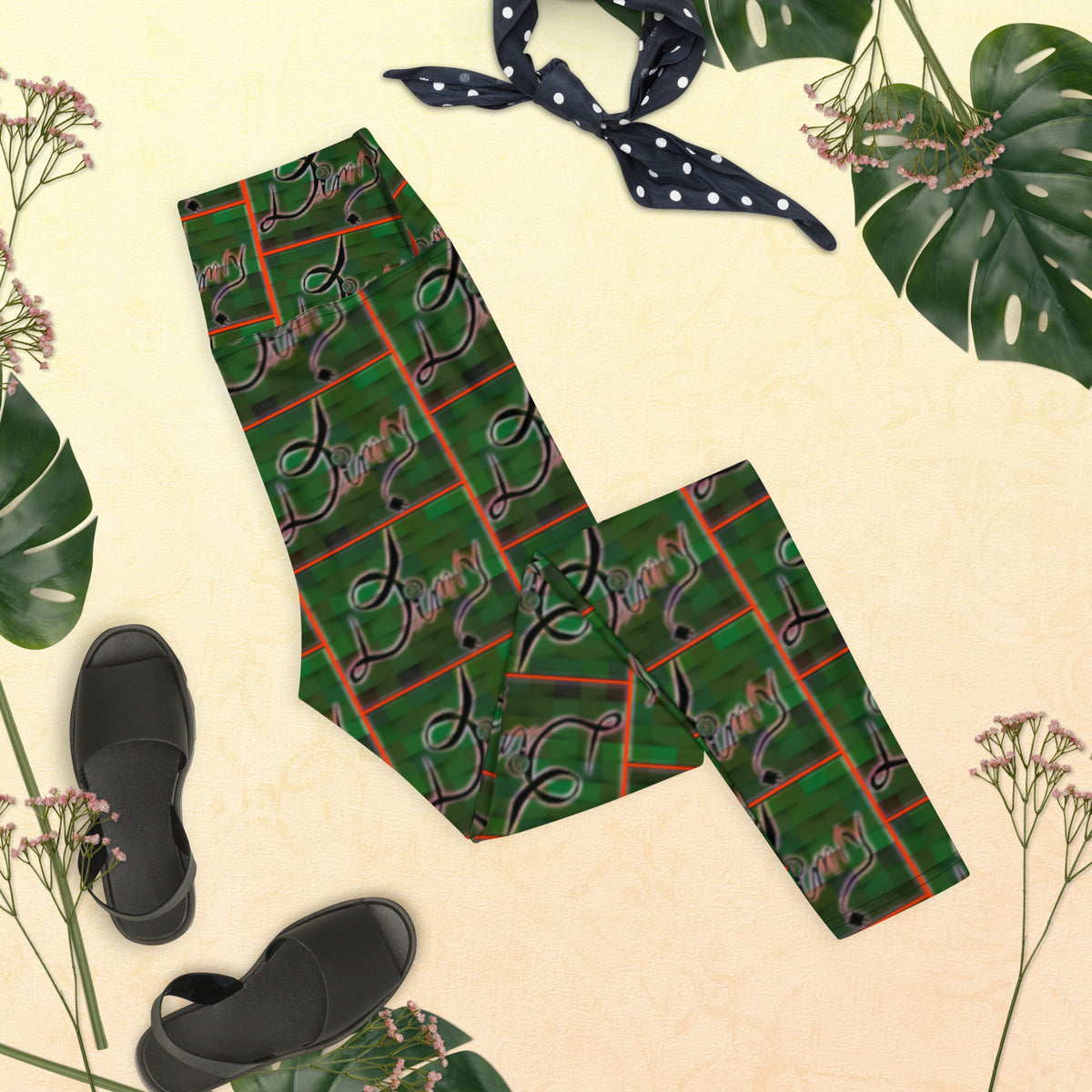 Dimvy Box Yoga Leggings