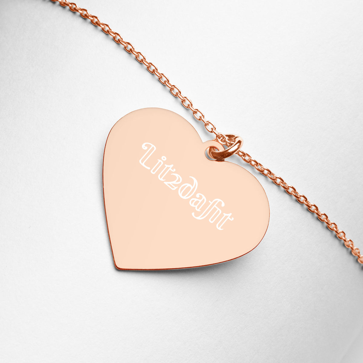 Dimvy Lit2dafit Silver Heart Necklace