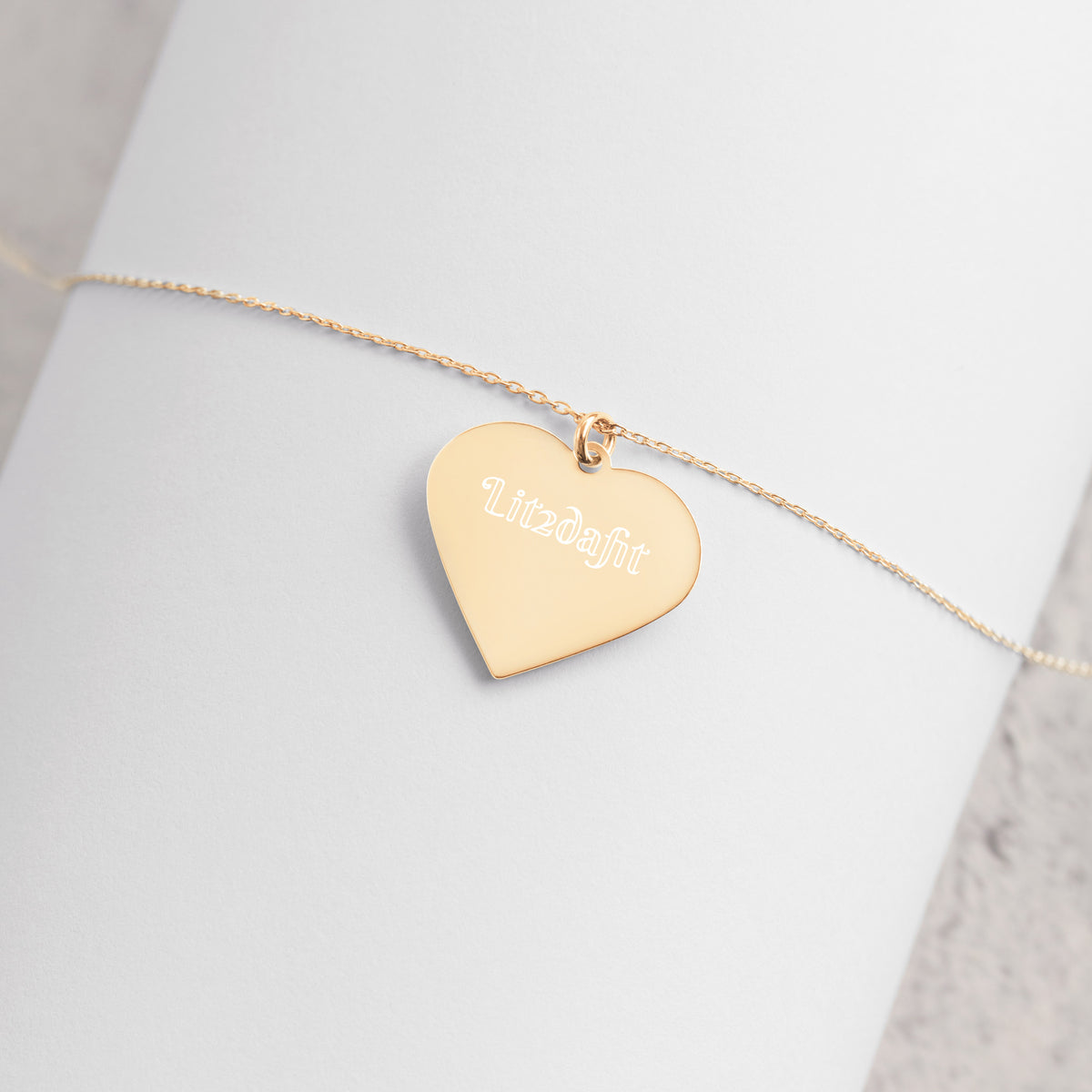 Dimvy Lit2dafit Silver Heart Necklace