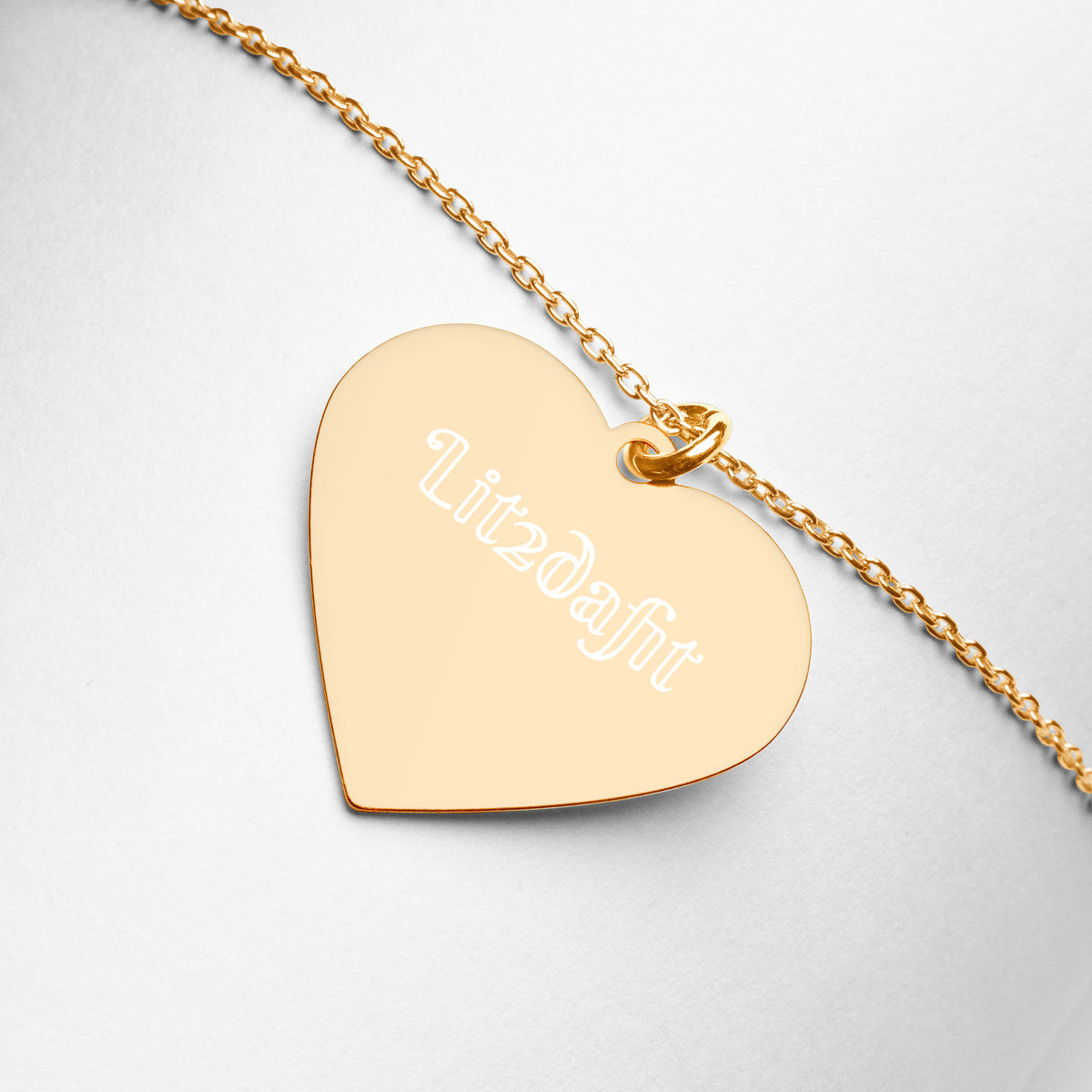 Dimvy Lit2dafit Silver Heart Necklace