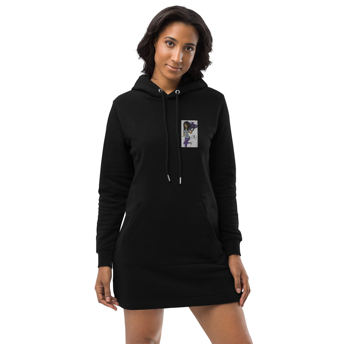 Dimvy Collage Hoodie dress