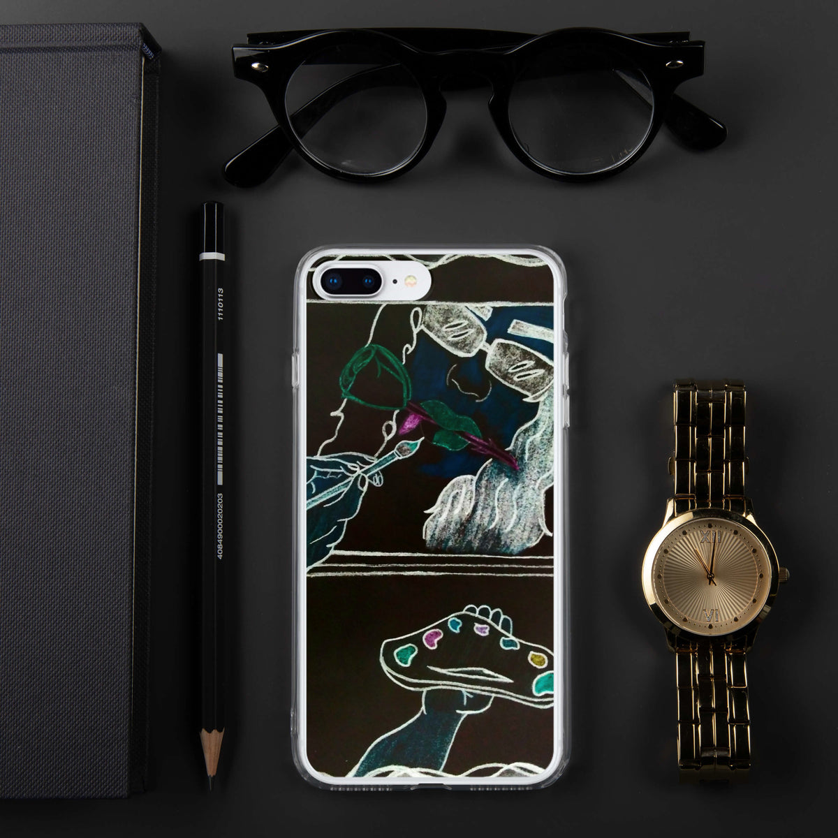 Dimvy Lady Ready iPhone Case
