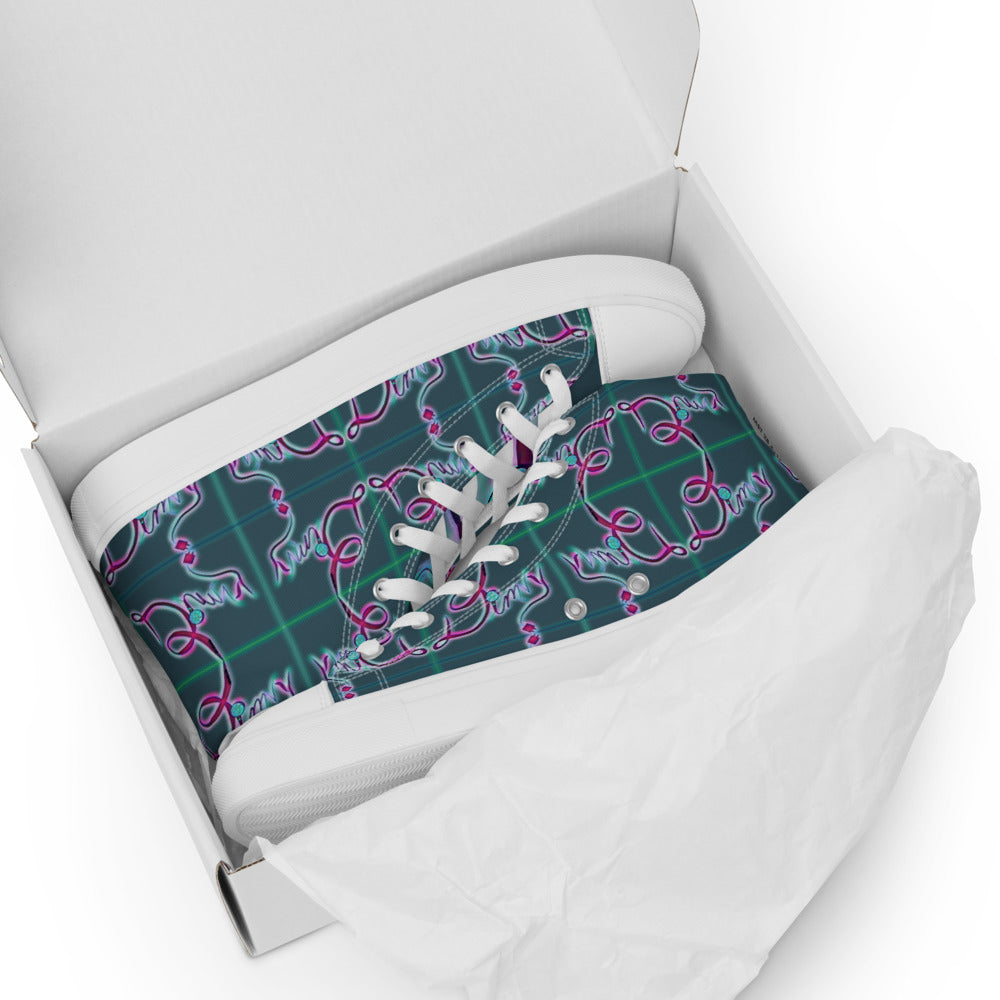 Dimvy Men’s high top canvas shoes