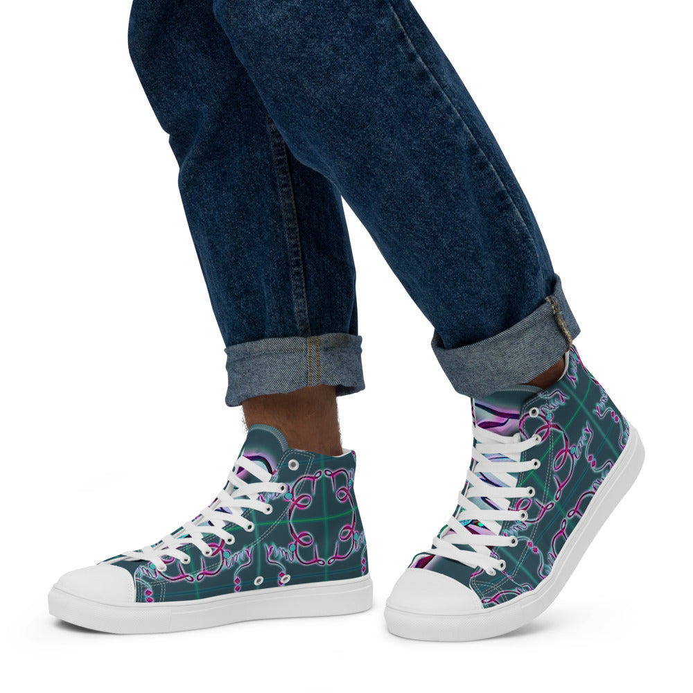 Dimvy Men’s high top canvas shoes
