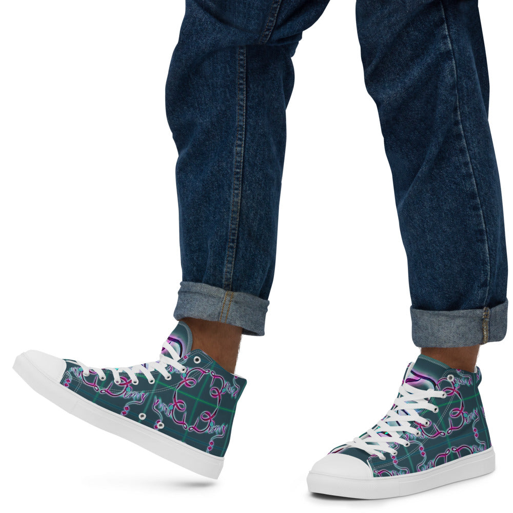 Dimvy Men’s high top canvas shoes