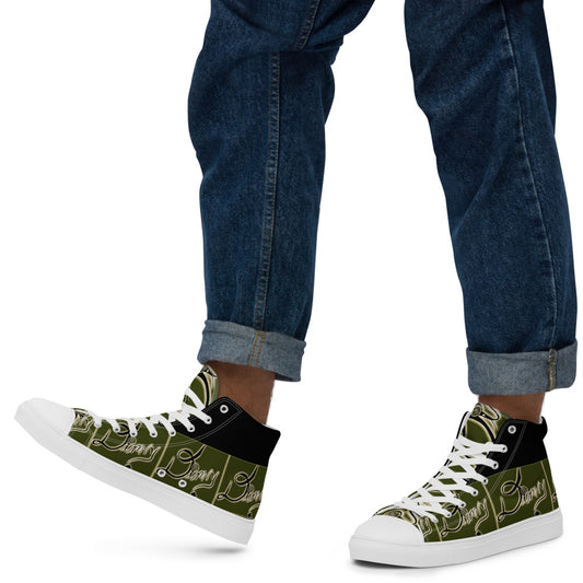 Dimvy Army Men’s high top canvas shoes