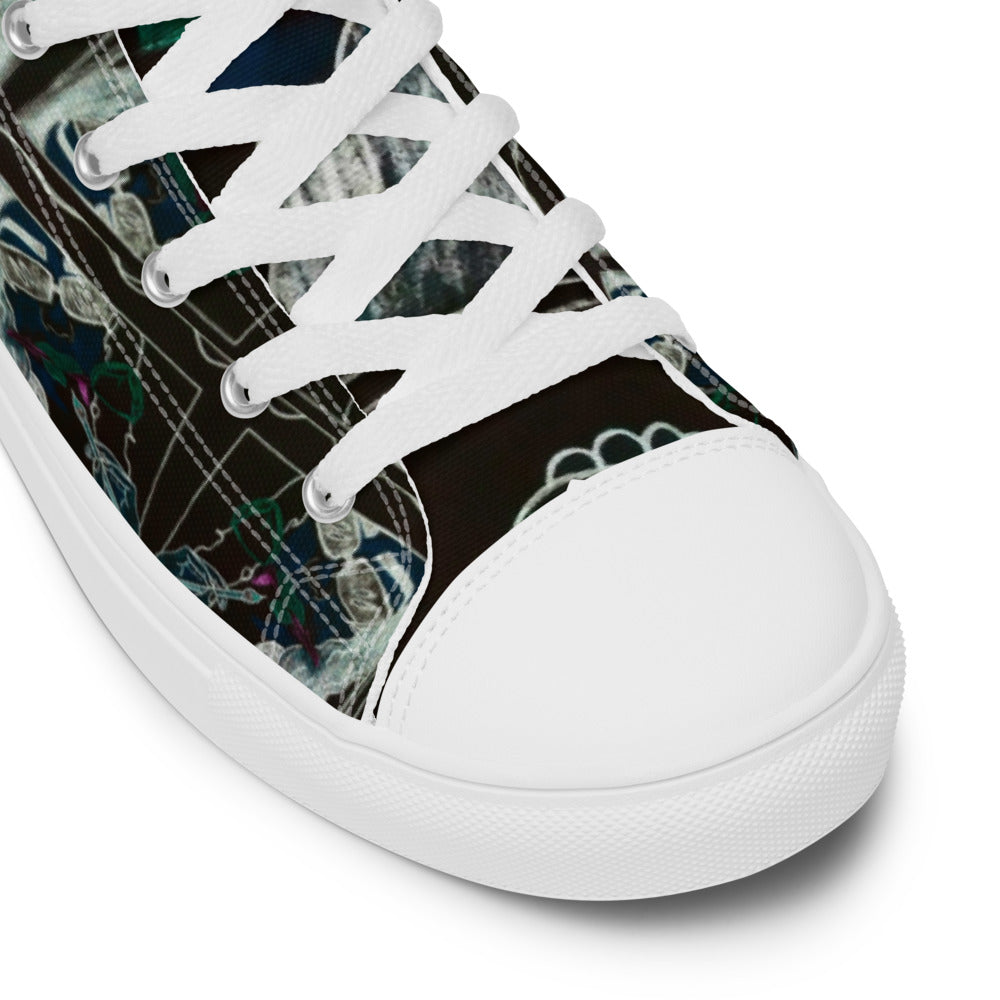 Dimvy Lady Ready Men’s high top canvas shoes