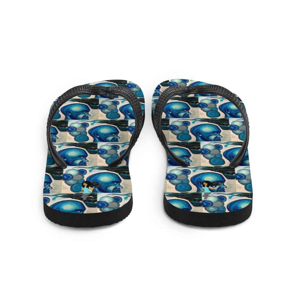 Dimvy Dreamy Blue’s Flip-Flops